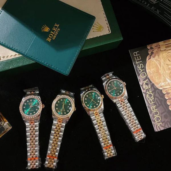 Emerald Dial Lady Watch