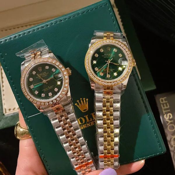 Emerald Dial Lady Watch