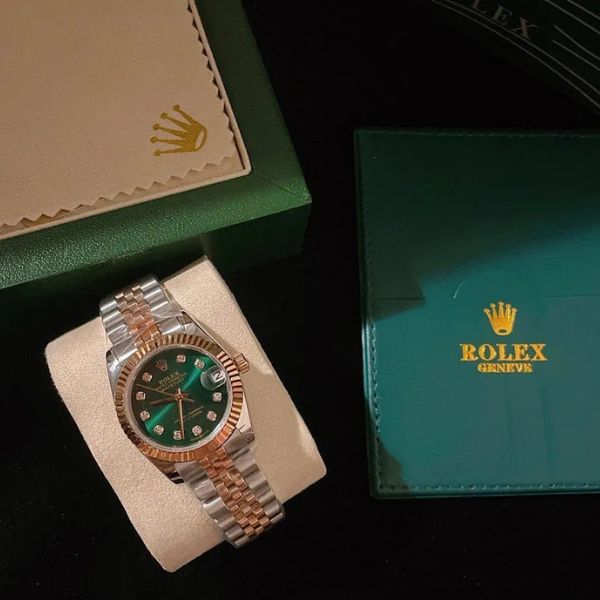Emerald Dial Lady Watch