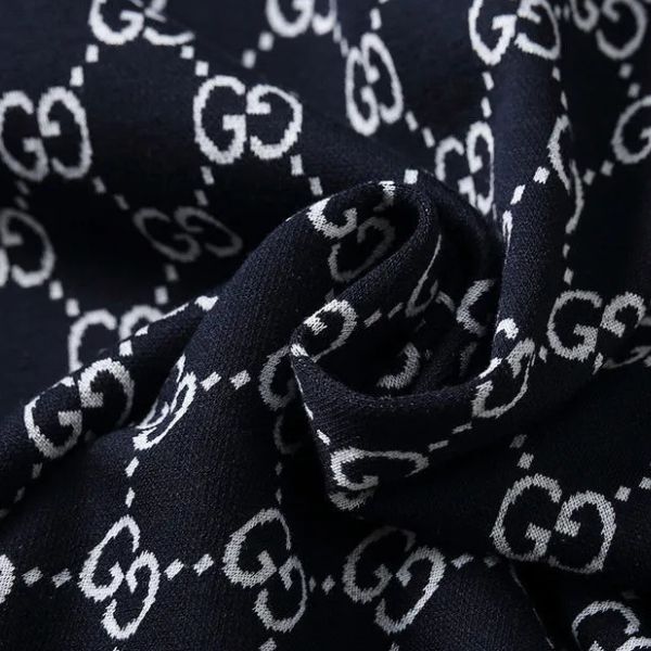 Polo Gucci com gola listrada Signature