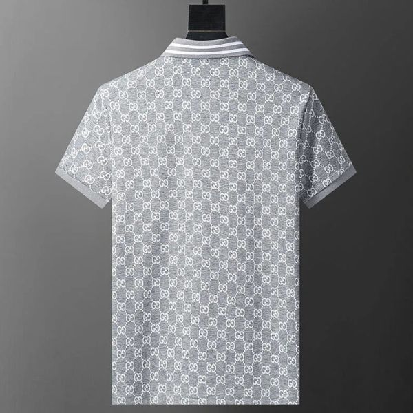 Polo Gucci com gola listrada Signature