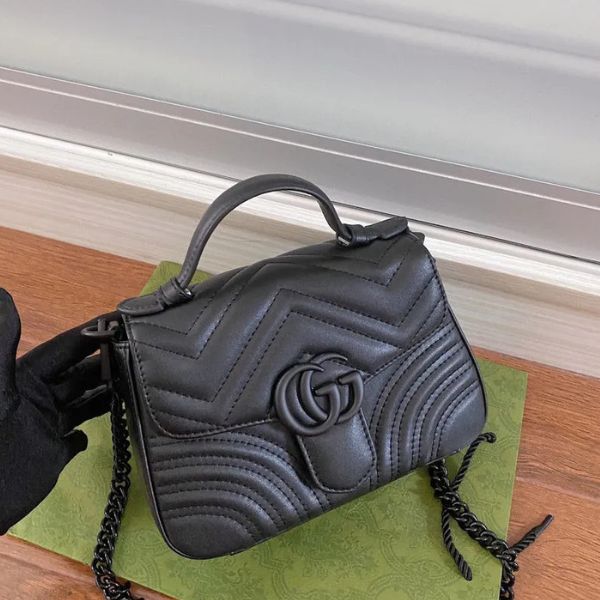 Bolsa de couro Luxe Curve