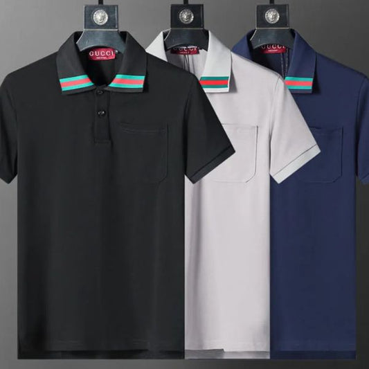 Polo Classic Striped Collar