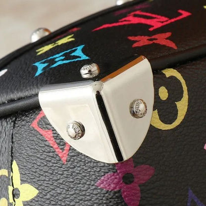 Bolsa de ombro compacta com monograma