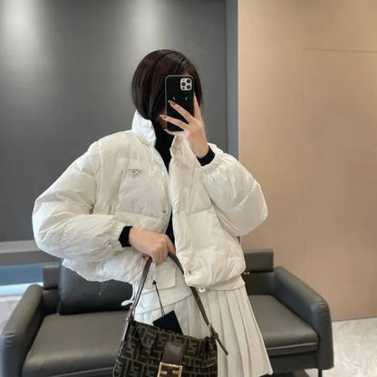 Jaqueta Puffer Down com Mangas Removíveis 