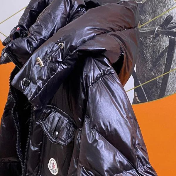 Jaqueta de plumas masculina e feminina com forro interno duplo 