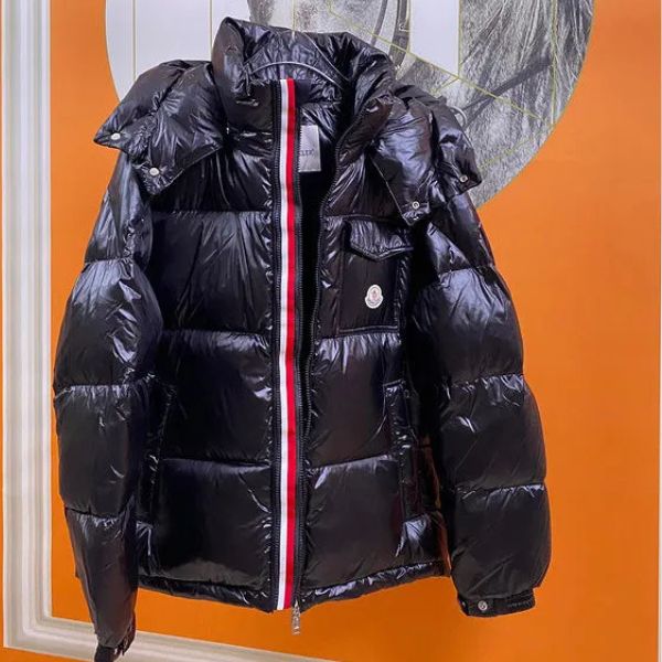 Jaqueta de plumas masculina e feminina com forro interno duplo 