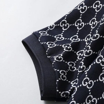 Polo Gucci com gola listrada Signature 