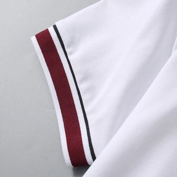 Polo de algodão listrado Heritage