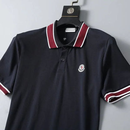 Polo de algodão listrado Heritage