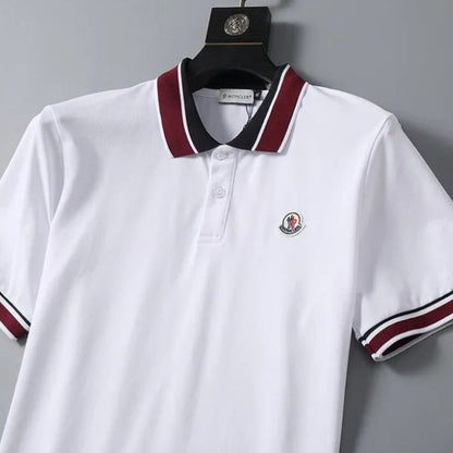 Polo de algodão listrado Heritage