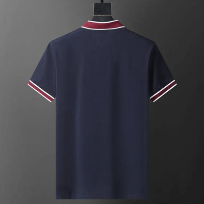 Polo de algodão listrado Heritage
