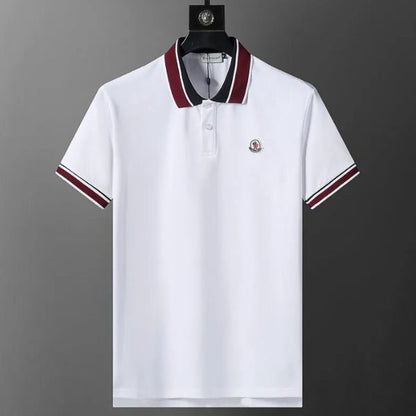 Polo de algodão listrado Heritage