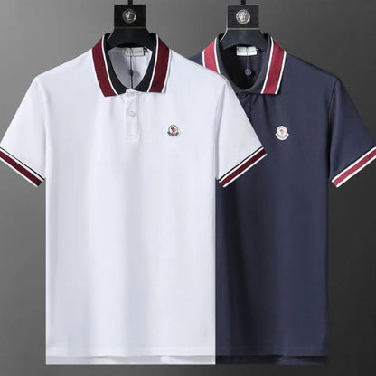 Polo de algodão listrado Heritage