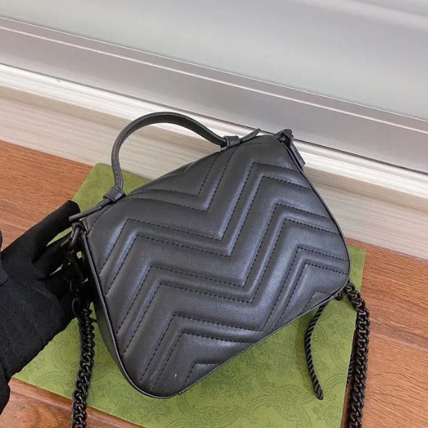 Bolsa de couro Luxe Curve