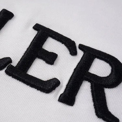 Camiseta com logotipo bordado da Moncler 