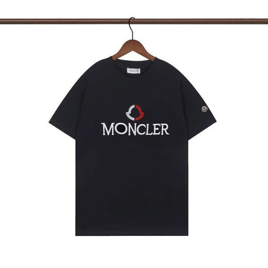 Camiseta com logotipo bordado da Moncler 