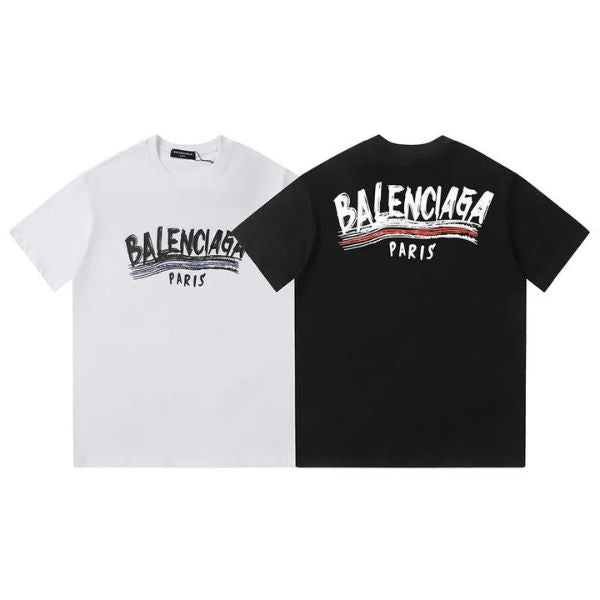 Camiseta com estampa parisiense 