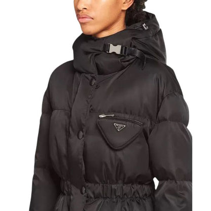 Jaqueta Puffer com Cinto 
