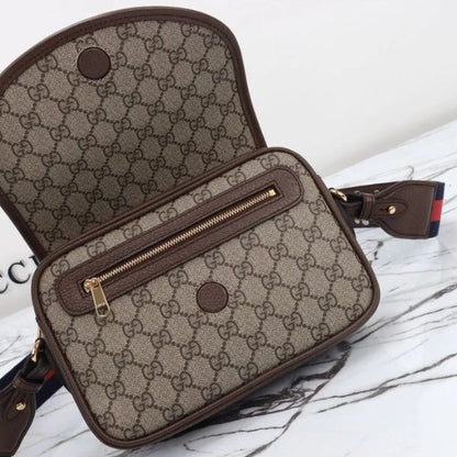 Bolsa transversal de lona Signature 