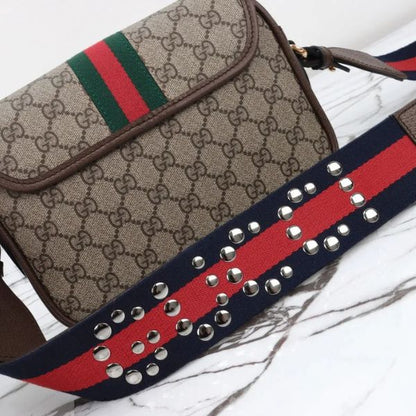 Bolsa transversal de lona Signature 