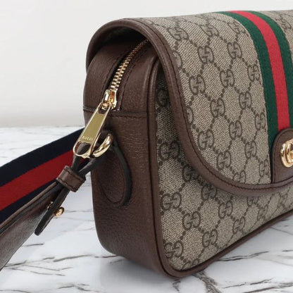 Bolsa transversal de lona Signature 