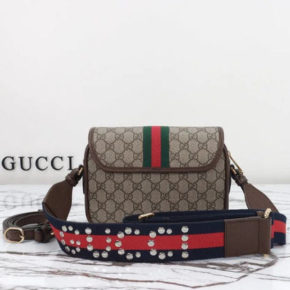 Bolsa transversal de lona Signature 