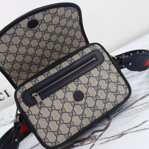 Bolsa transversal de lona Signature 