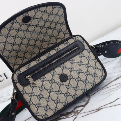 Bolsa transversal de lona Signature 