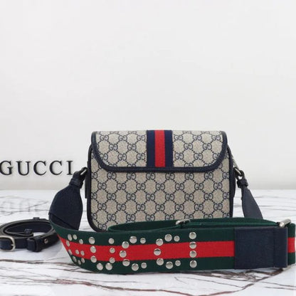 Bolsa transversal de lona Signature 
